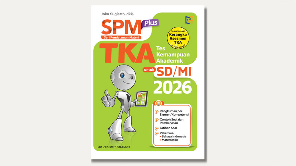 Buku TKA SD Erlangga. foto/Erlangga Buku TKA SD Erlangga