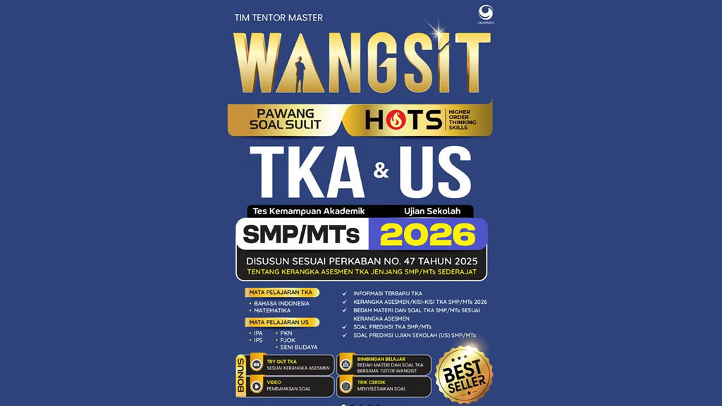 Buku TKA SMP. foto/Grasindo Buku TKA SMP