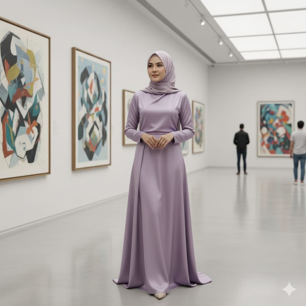 Prompt AI Wanita Berhijab Anggun