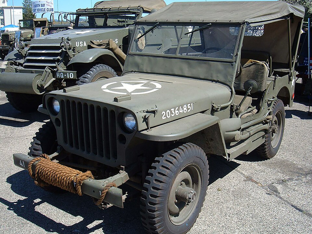 Mobil Jeep Willys. wikicommons/BrokenSphere Mobil Jeep Willys