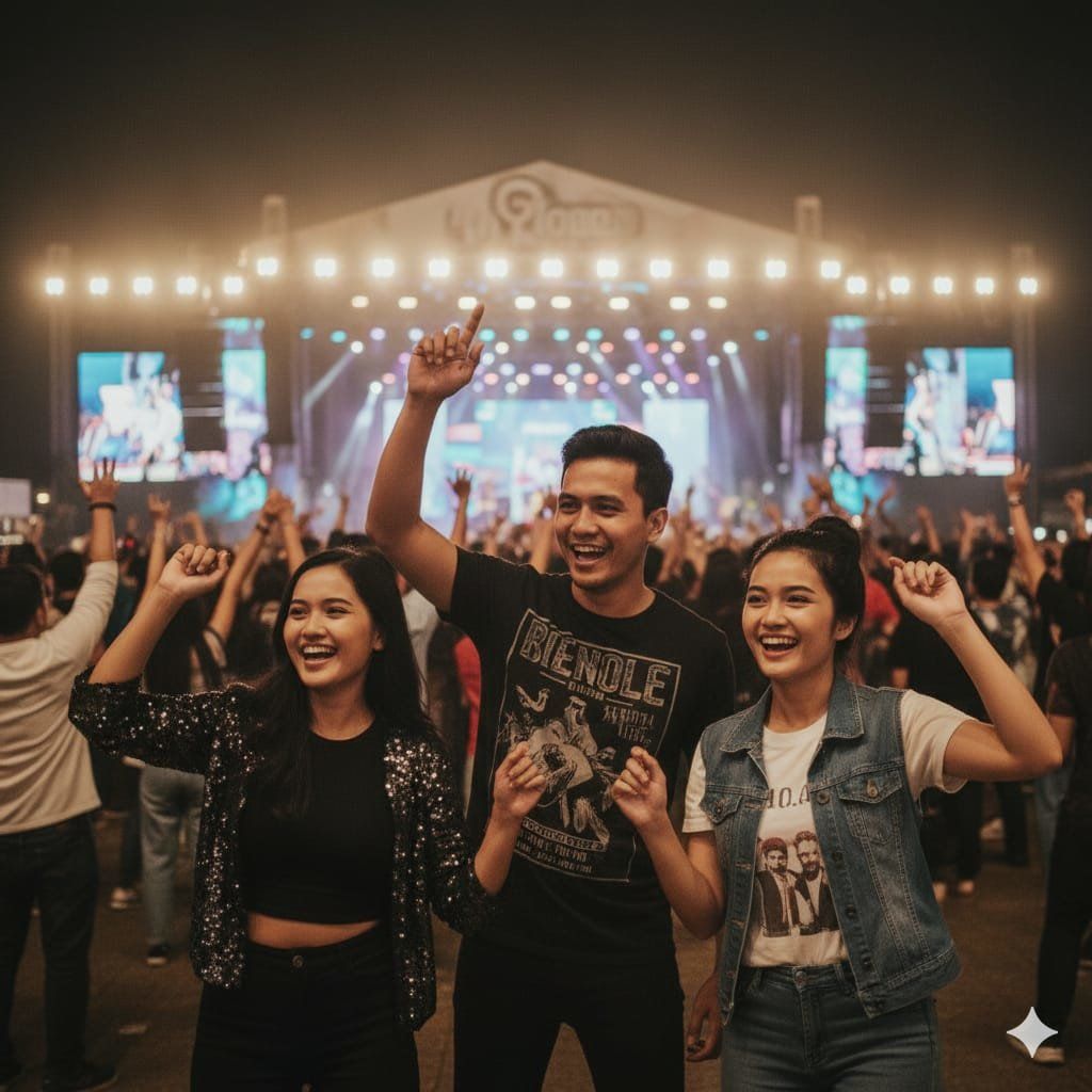 prompt AI Konser Musik