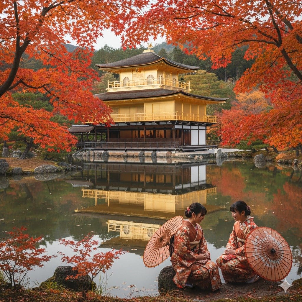 Prompt AI Foto di Korsel dan Jepang