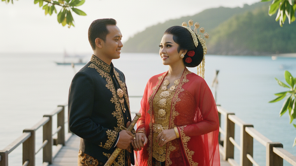 Pasangan Prewedding Adat Bugis