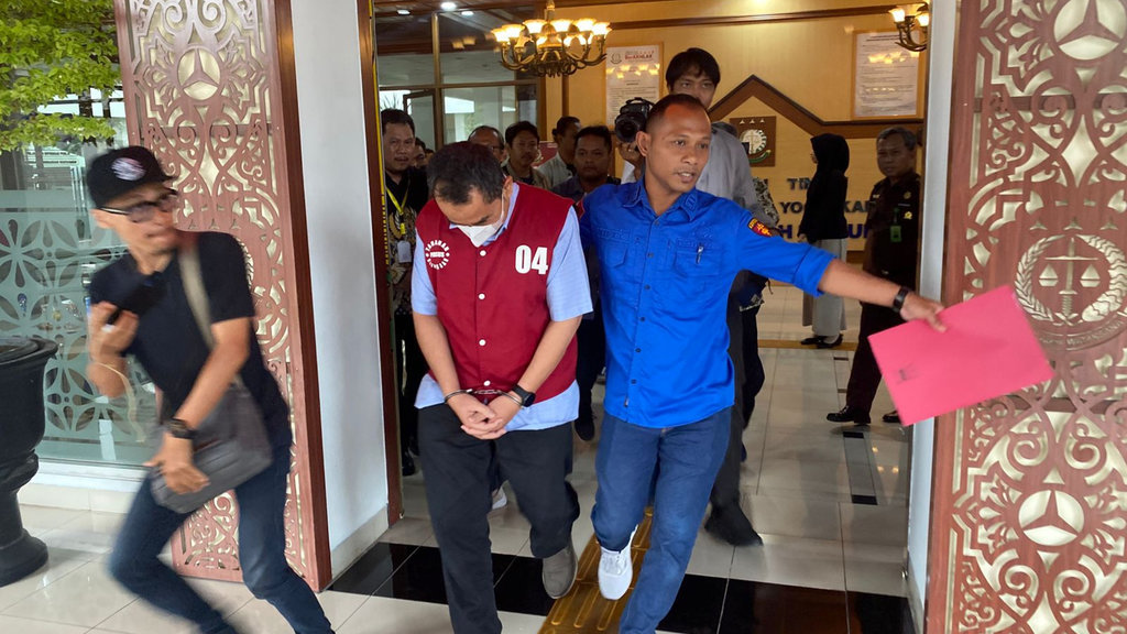 Tersangka Eka Suryo Prihantoro