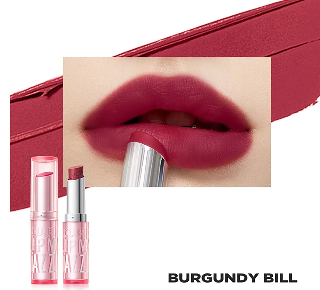 Dazzle Me Color Chrome Lip Matte 05 Burgundy Bill