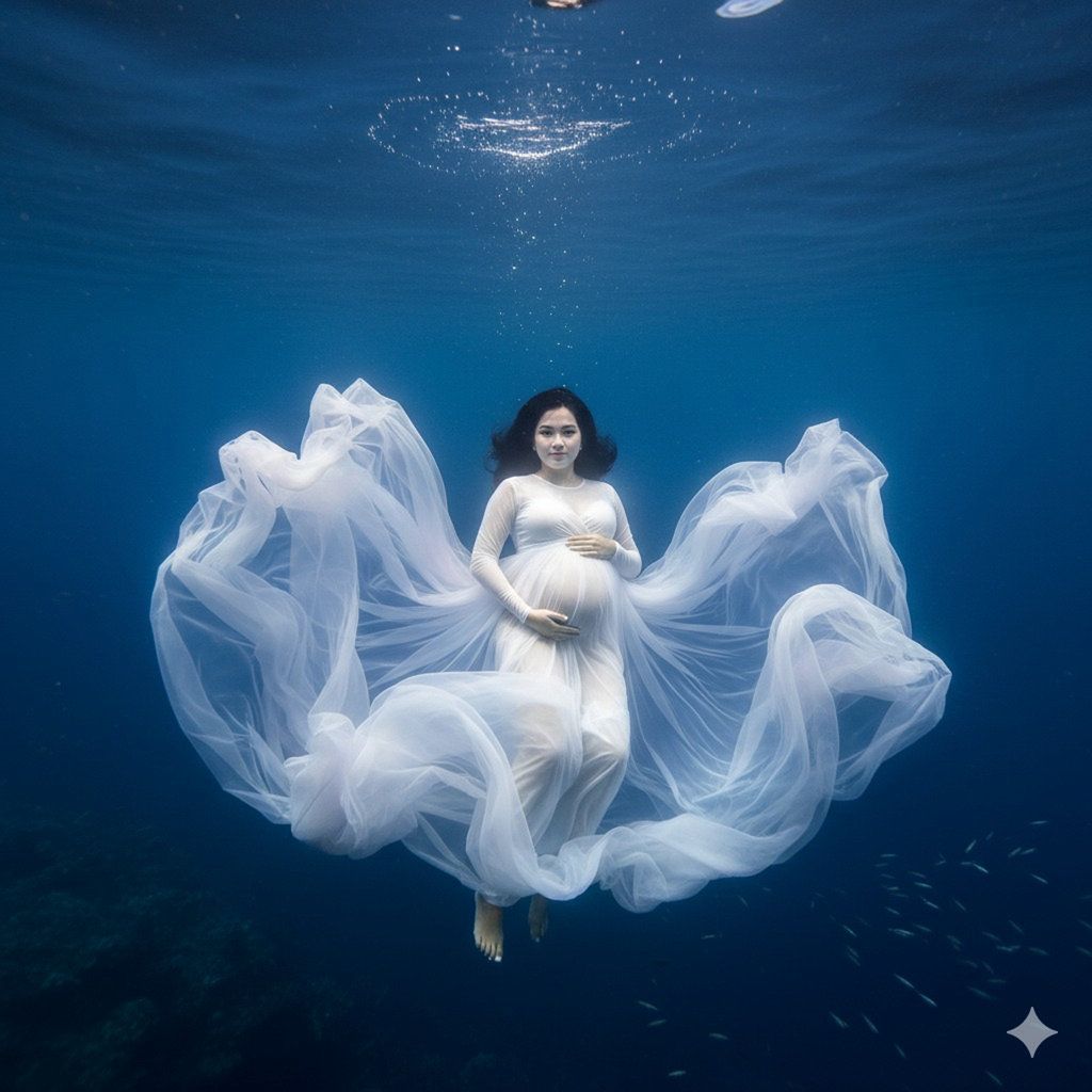 Hasil Generator AI, Gemini AI Foto Maternity. FOTO/Gemini AI Prompt Gemini AI Foto Maternity