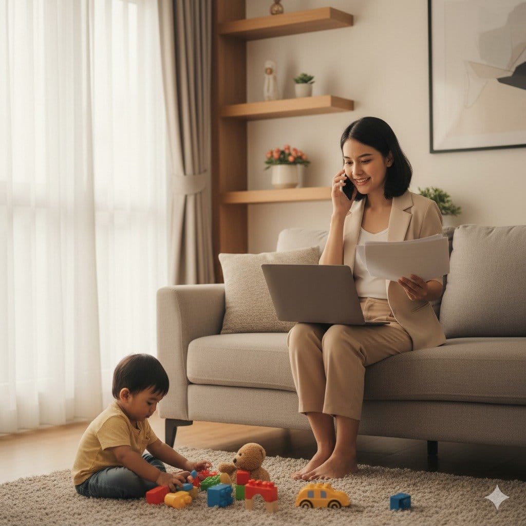 Prompt AI Foto Working Moms
