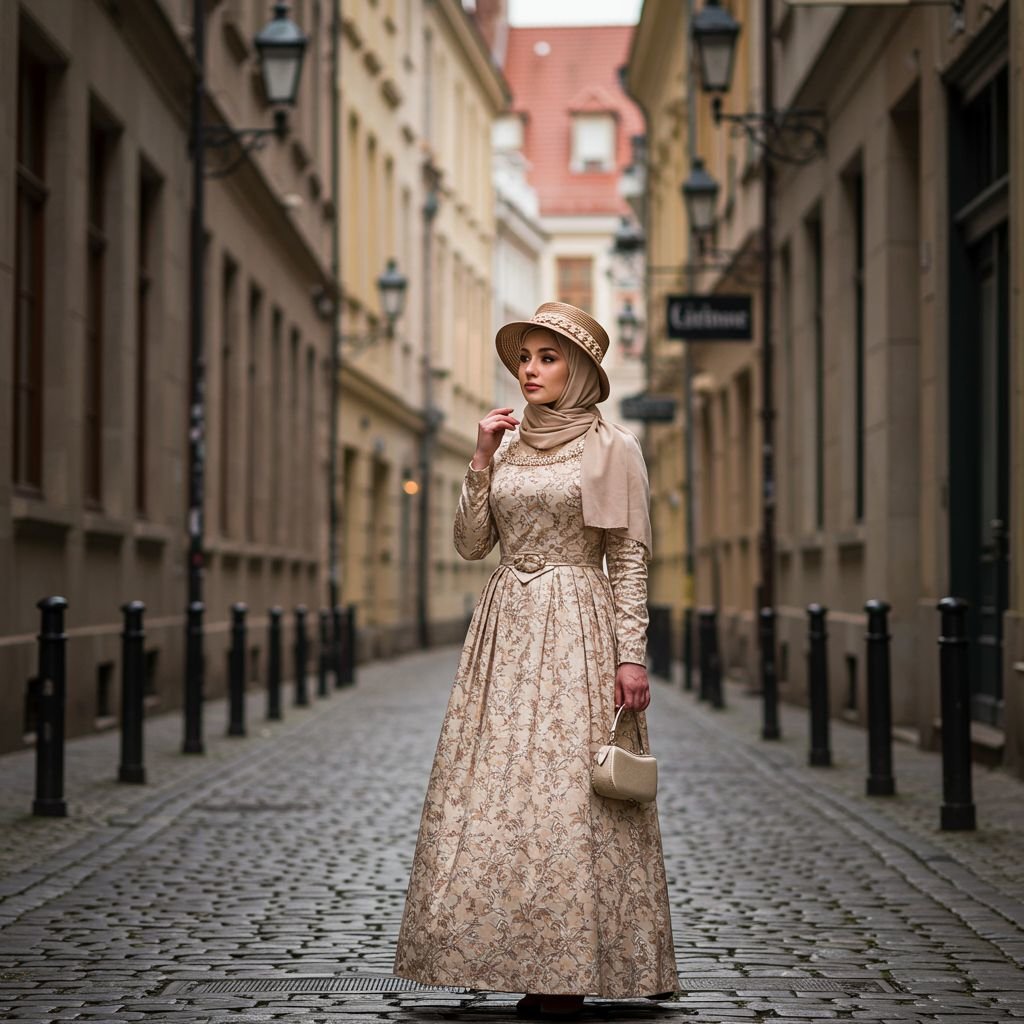 Prompt AI Gemini Wanita Berhijab Berbagai Gaya. foto/Gemini ai Prompt AI Gemini Wanita Berhijab Berbagai Gaya