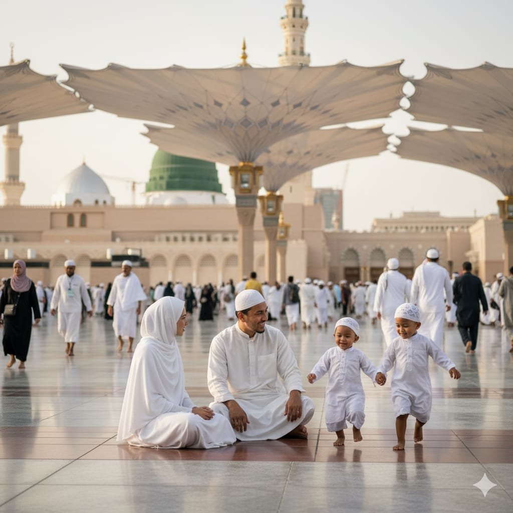 Prompt AI seperti sedang umrah