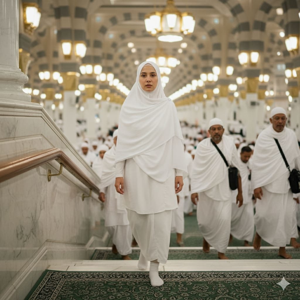 Prompt AI seperti sedang umrah