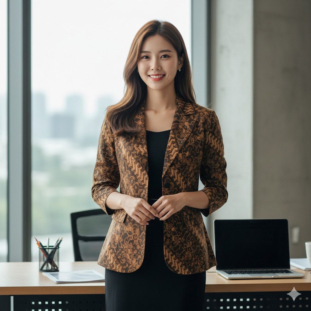 Prompt AI Pakaian Kerja Batik