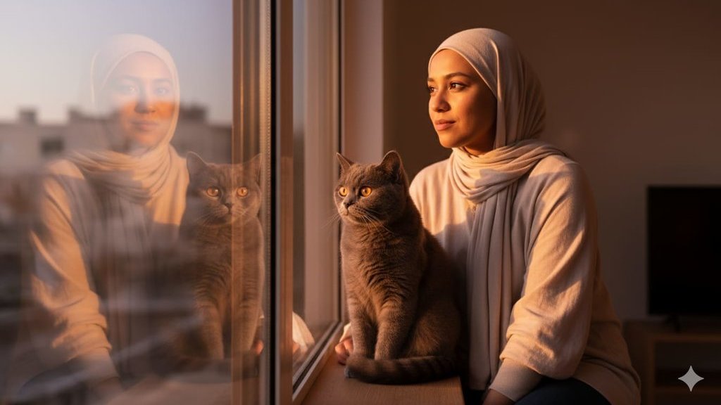 Prompt AI Foto Dengan Kucing. foto/gemini ai Prompt AI Foto Dengan Kucing