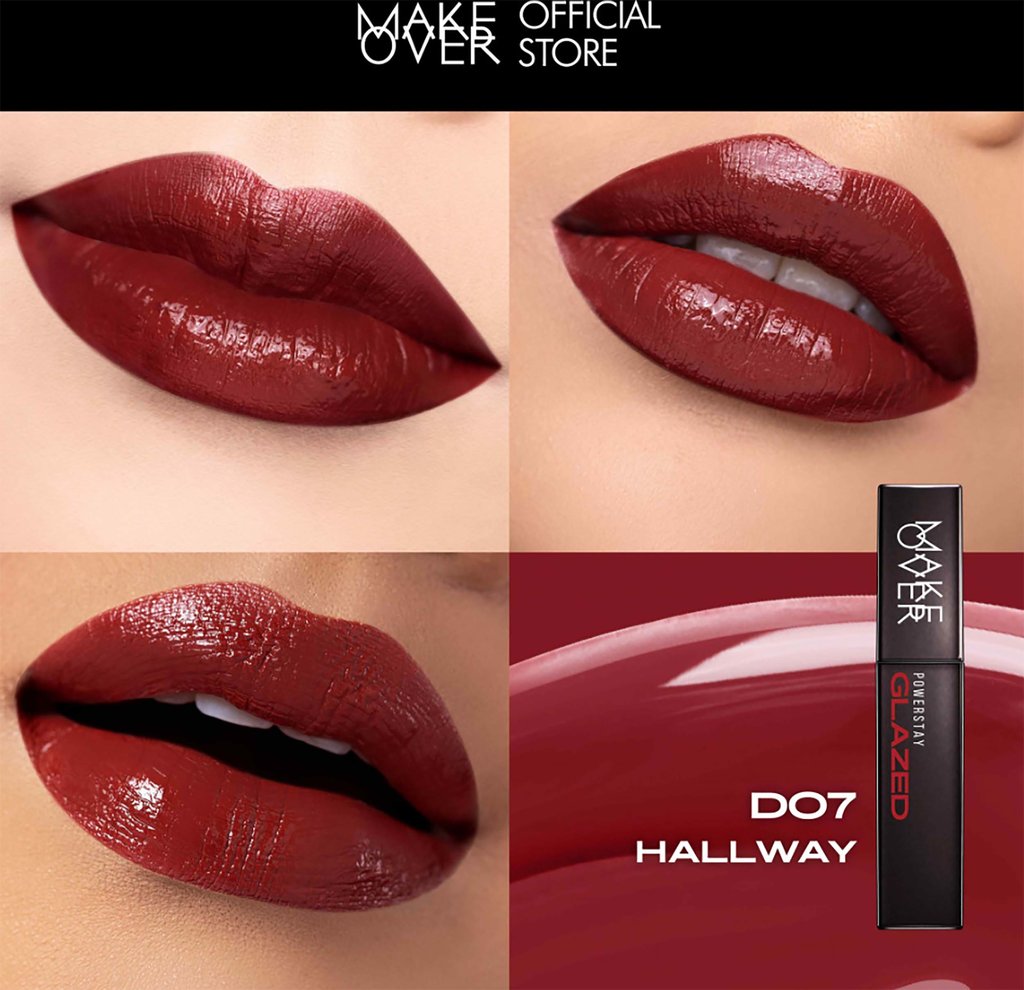Make Over Powerstay Glazed Lock Lip Pigment D07 HALLWAY