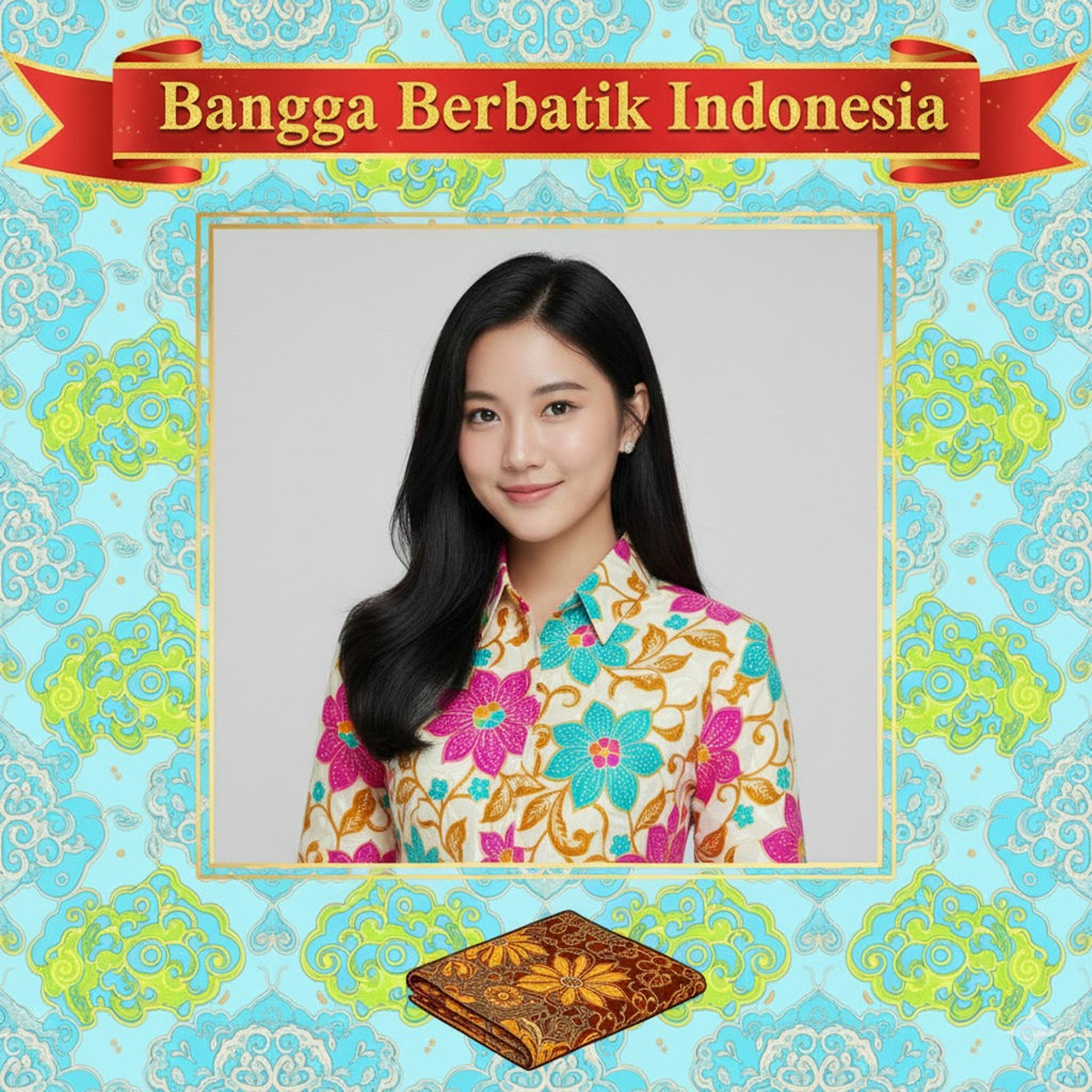 Hasil Genarator, Prompt AI Membuat Twibbon. FOTO/Gemini AI Prompt AI Membuat Twibbon