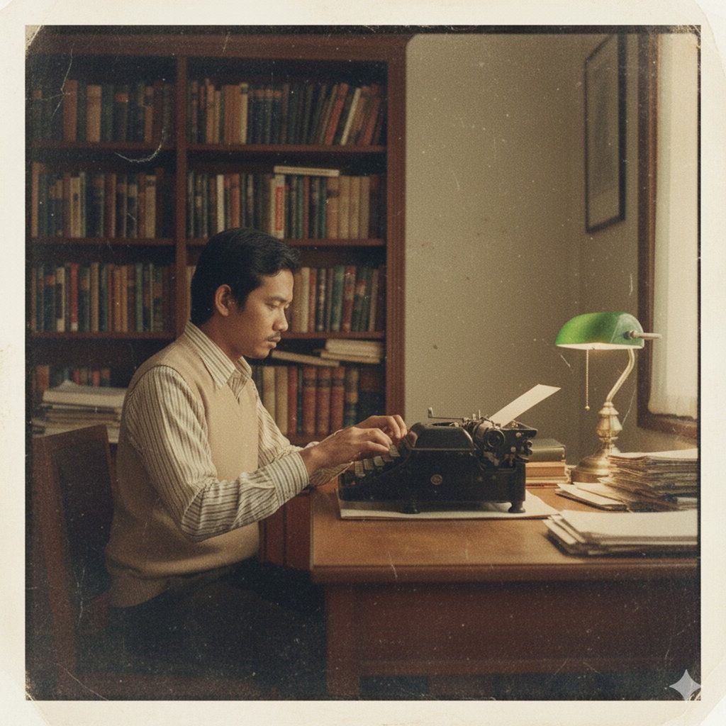 Hasil Generator AI, Gemini AI Foto Bergaya Retro Tahun 80-an. FOTO/Gemini AI Prompt Gemini AI Foto Bergaya Retro Tahun 80-an