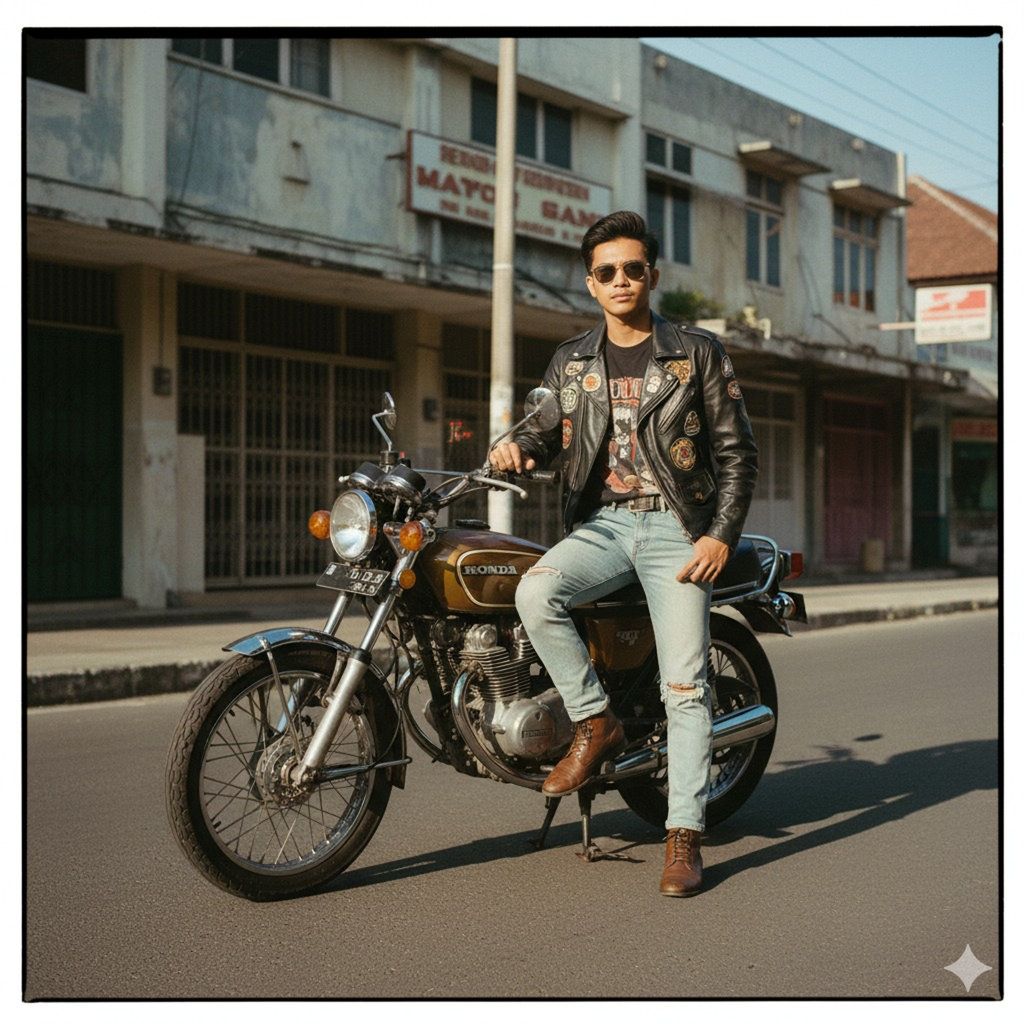 Hasil Generator AI, Gemini AI Foto Bergaya Retro Tahun 80-an. FOTO/Gemini AI Prompt Gemini AI Foto Bergaya Retro Tahun 80-an