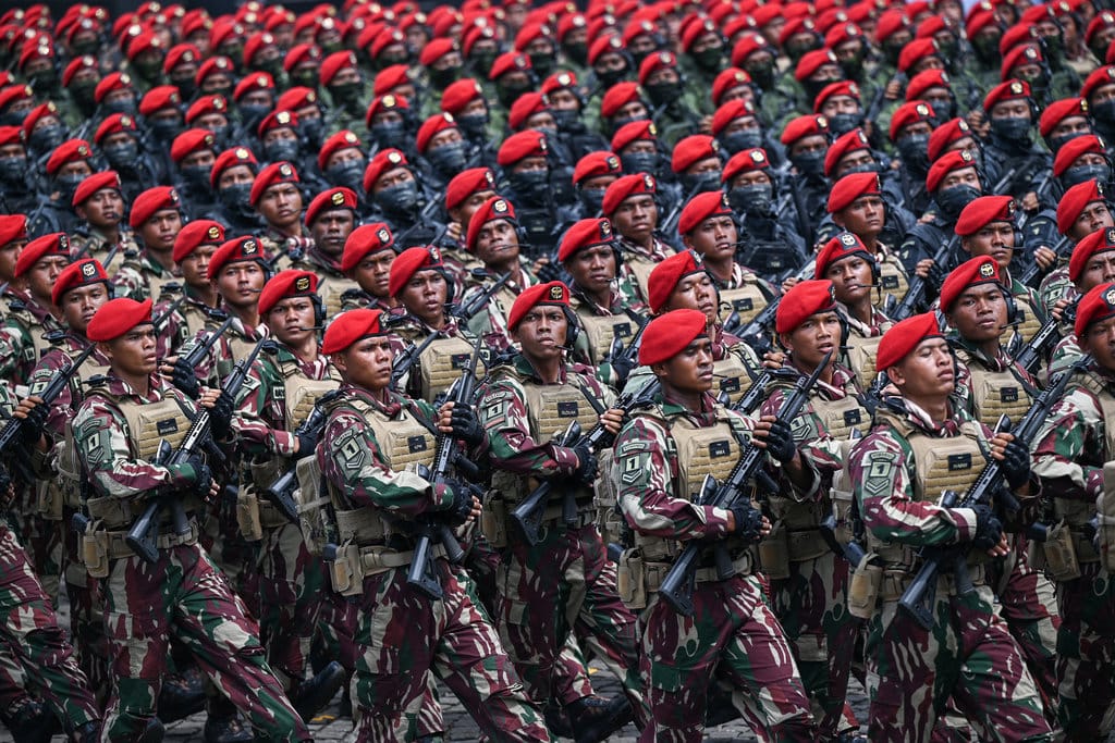 Gladi bersih HUT ke-80 TNI 