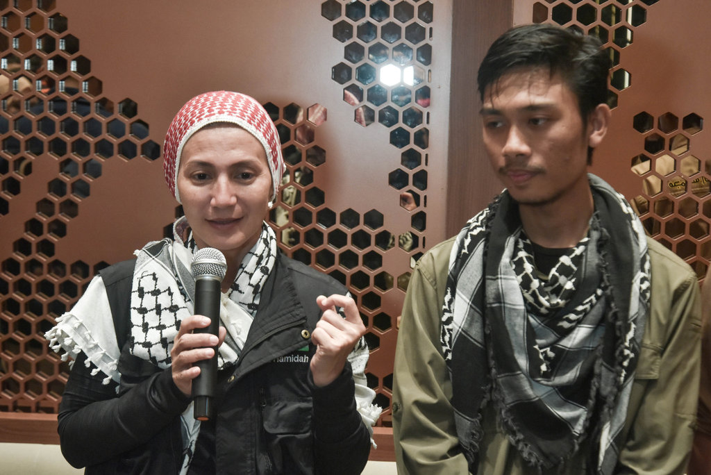 Aktivis yang mengikuti GSF tiba di Indonesia