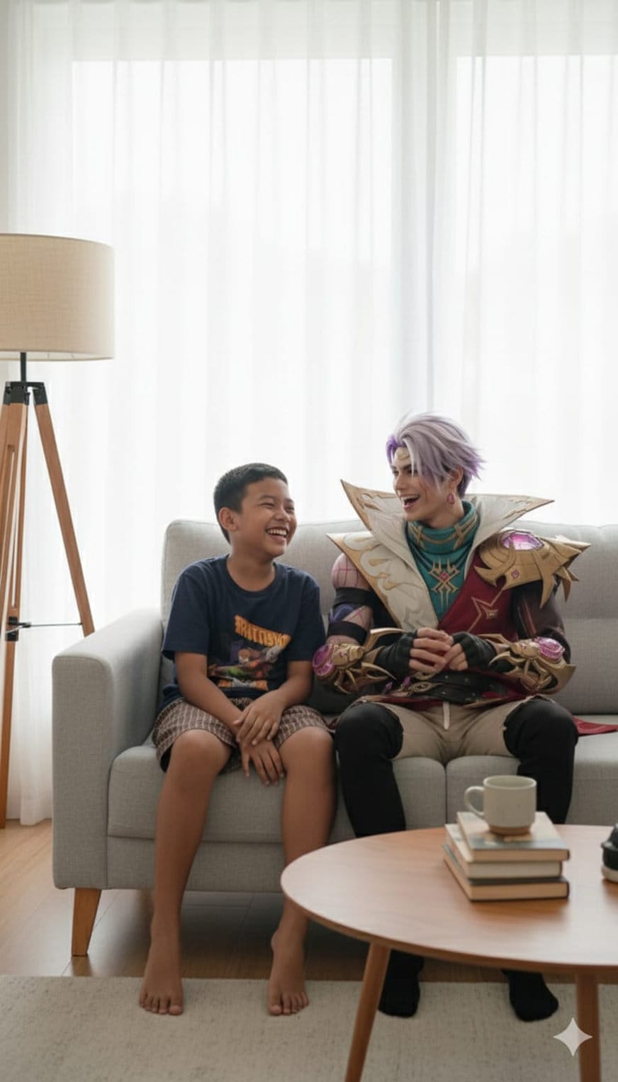 Hasil generator AI, Prompt AI Foto Hero Mobile Legend. Gemini AI Prompt AI Foto Hero Mobile Legend