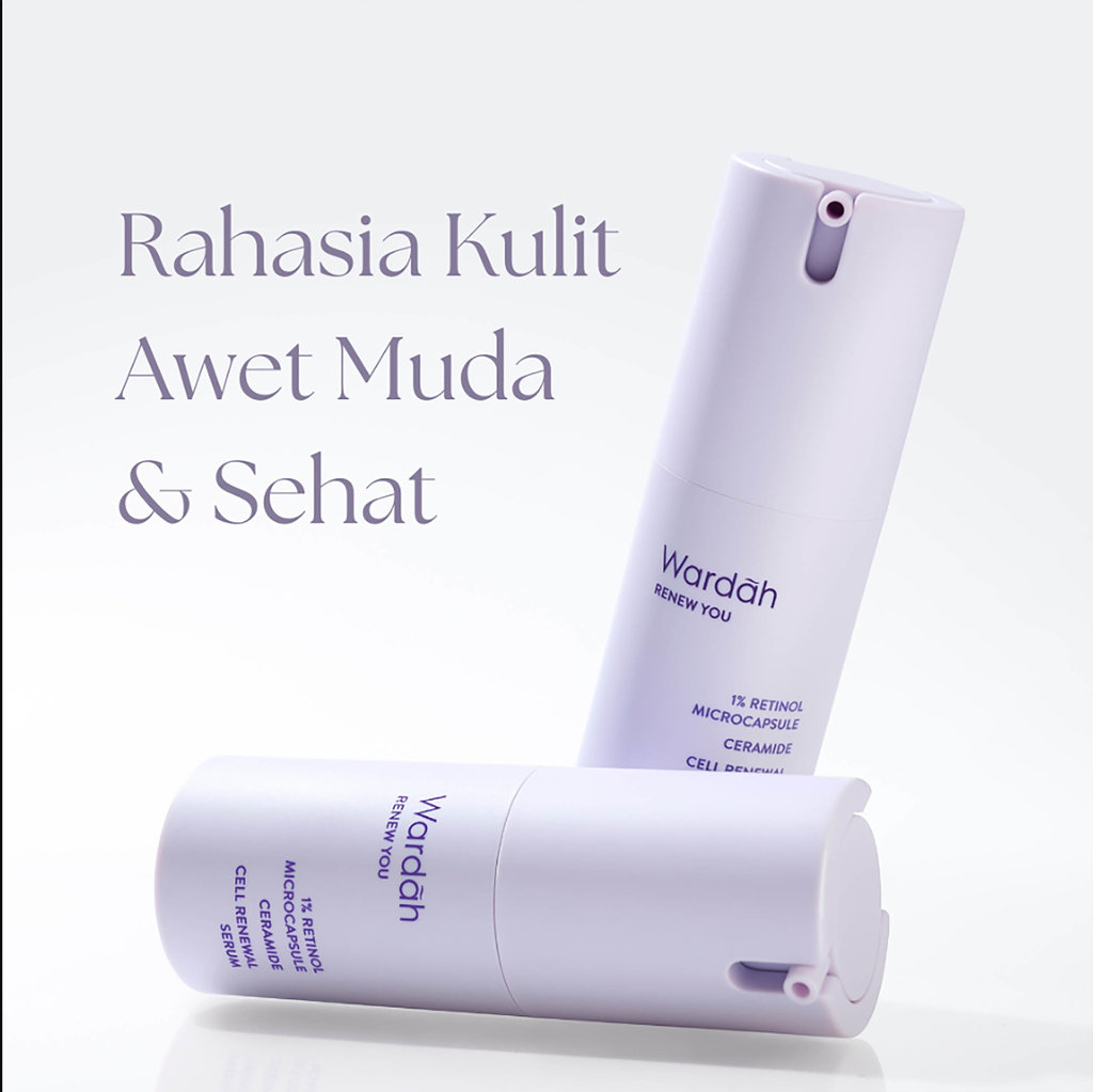 Wardah Renew You 1% Retinol Microcapsule Ceramide Serum. Foto/'wardah Wardah Renew You 1% Retinol Microcapsule Ceramide Serum