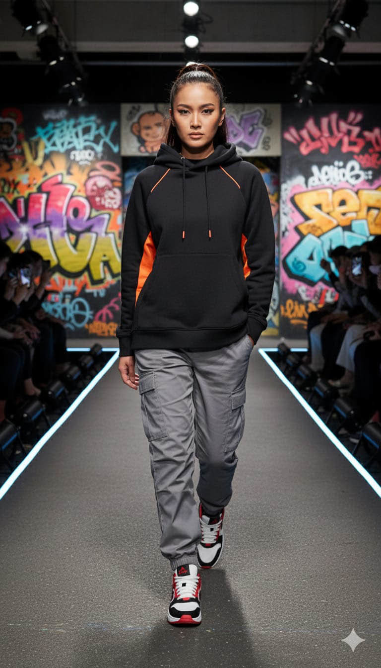 Prompt AI Foto Ala Catwalk