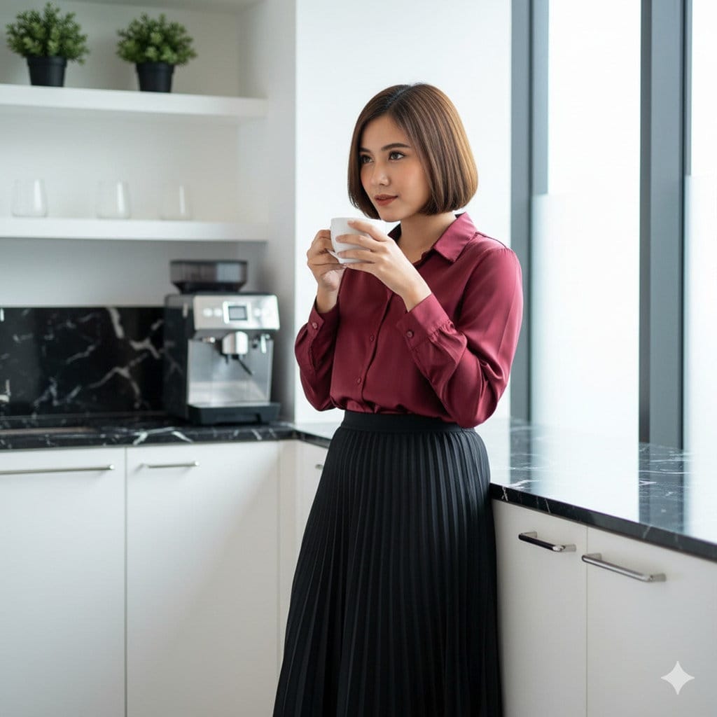 prompt AI outfit ngantor