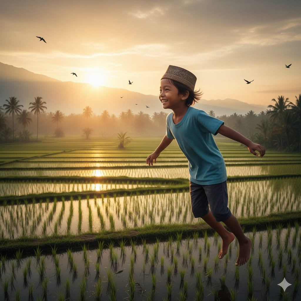 Prompt AI Video Terbang