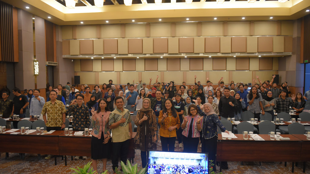 Media Talk Masa Depan Jurnalisme di Era AI yang diselenggarakan oleh Komdigi dan Dewan Pers berhasil digelar di Yogyakarta, Senin (6/10/2025). tirto.id/Fuad Media Talk Jurnalisme di Era AI