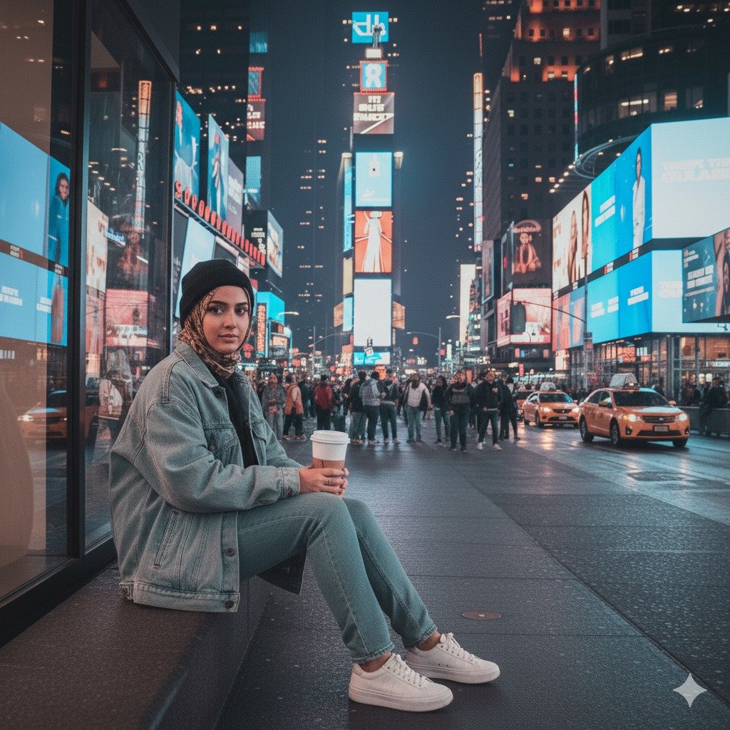 Gemini AI Times Square. foto/gemini ai Gemini AI Times Square