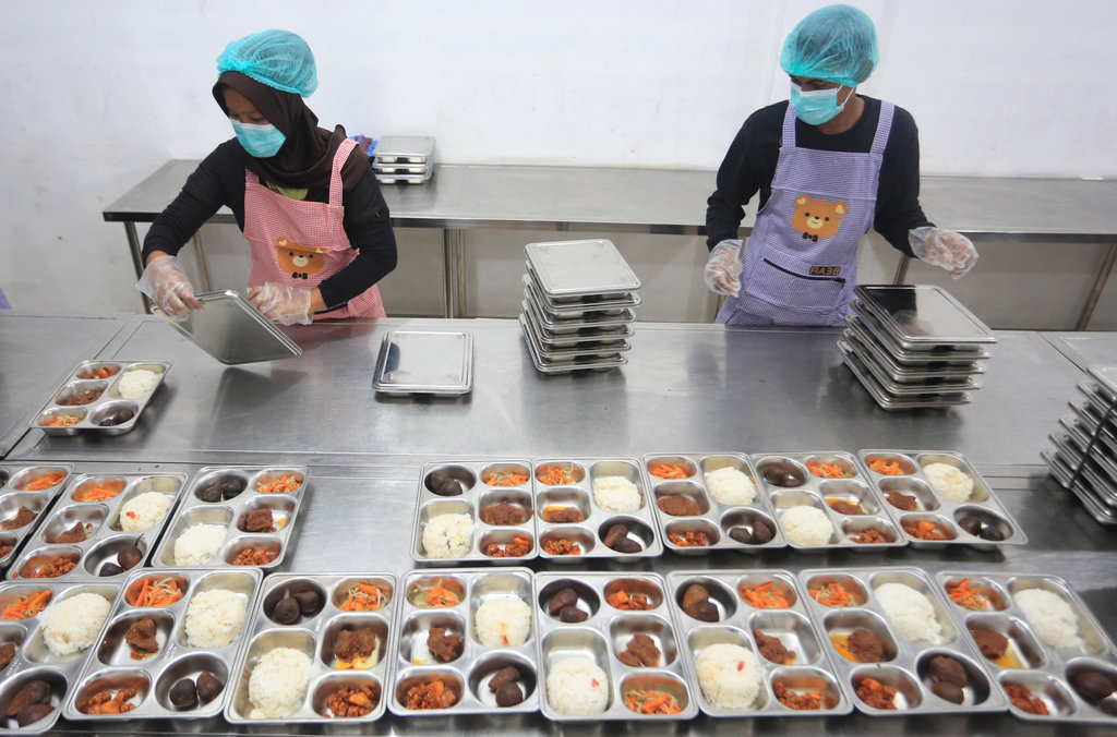 Realisasi anggaran makanan bergizi gratis