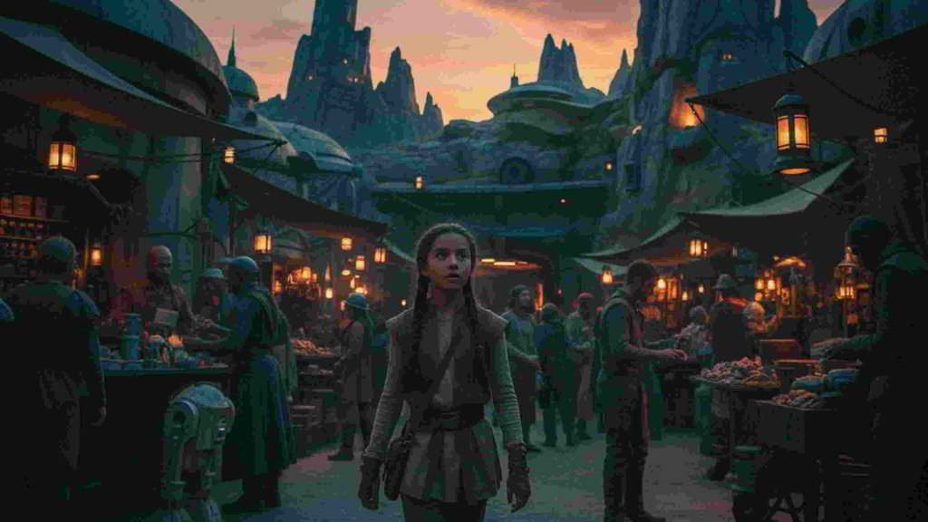 Hasil Generator, Foto di Disneyland & Disney World. FOTO/Gemini AI Foto di Disneyland dan Disney World