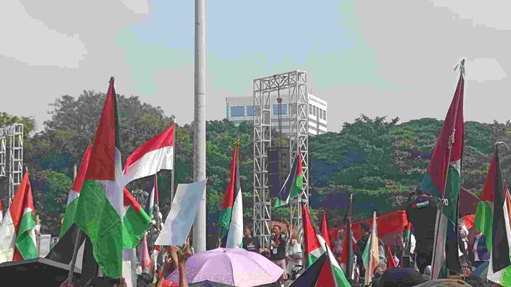 aksi solidaritas Palestina 