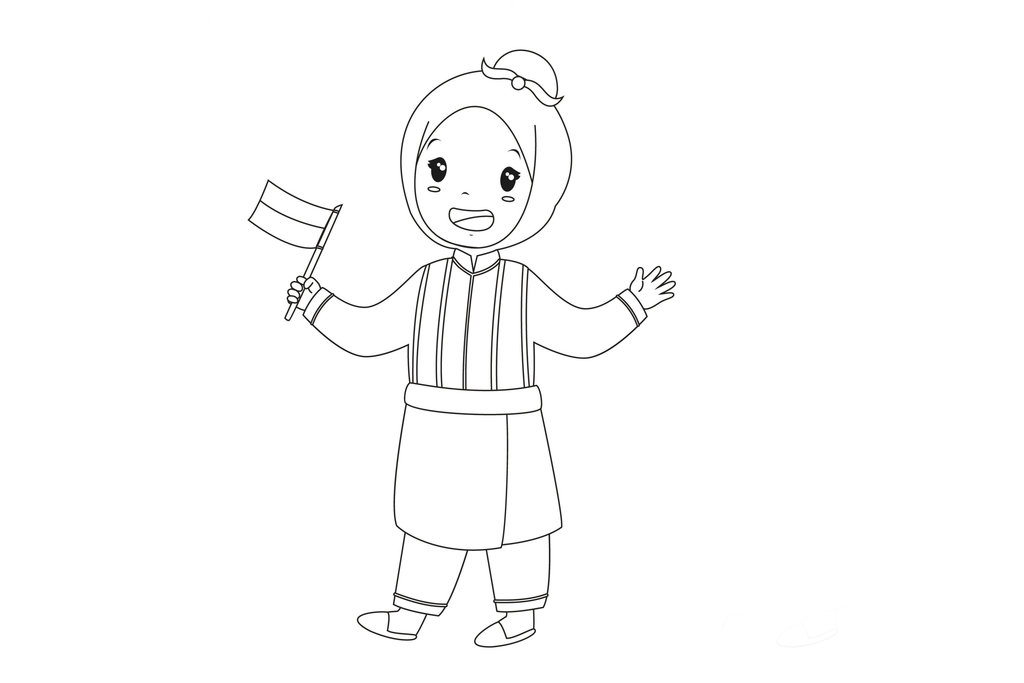 Ilustrasi Sketsa Gambar Mewarnai 