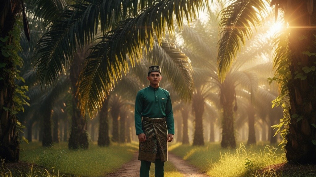 Prompt Gemini Kebun Sawit. foto/gemini ai Prompt Gemini Kebun Sawit