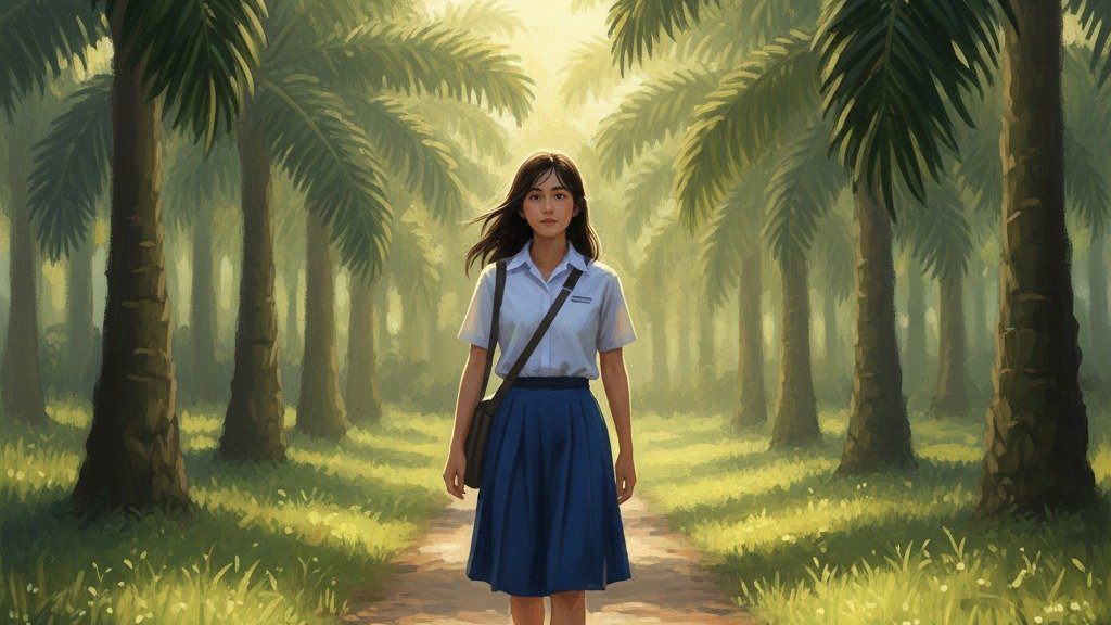 Prompt Gemini Kebun Sawit. foto/gemini ai Prompt Gemini Kebun Sawit