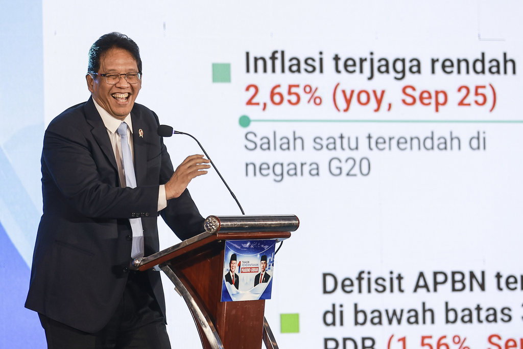 Forum 1 Tahun Pemerintahan Prabowo-Gibran