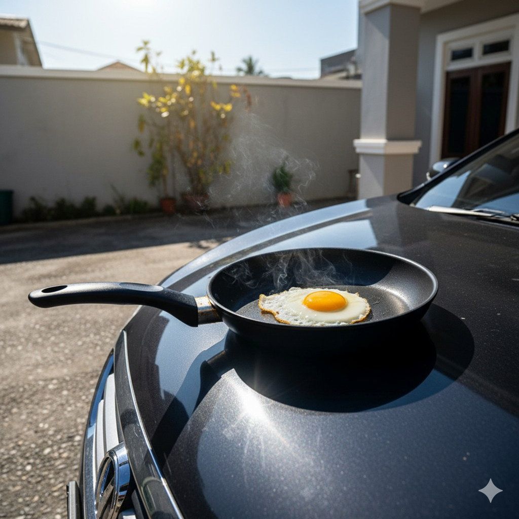 Hasil Generator AI, Prompt AI Meme Cuaca Panas. FOTO/Gemini AI Prompt AI Meme Cuaca Panas