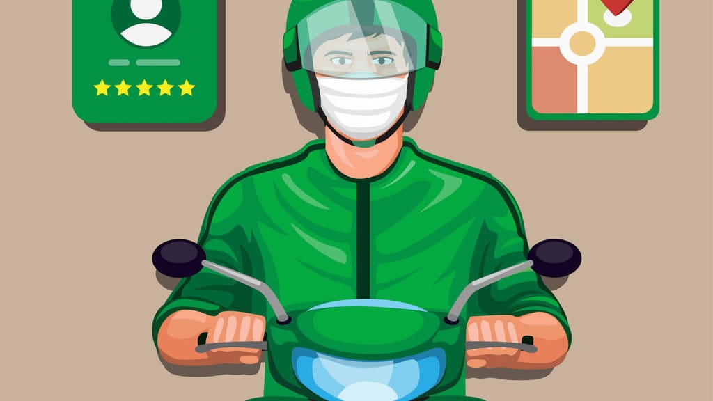 Ilustrasi ojek online