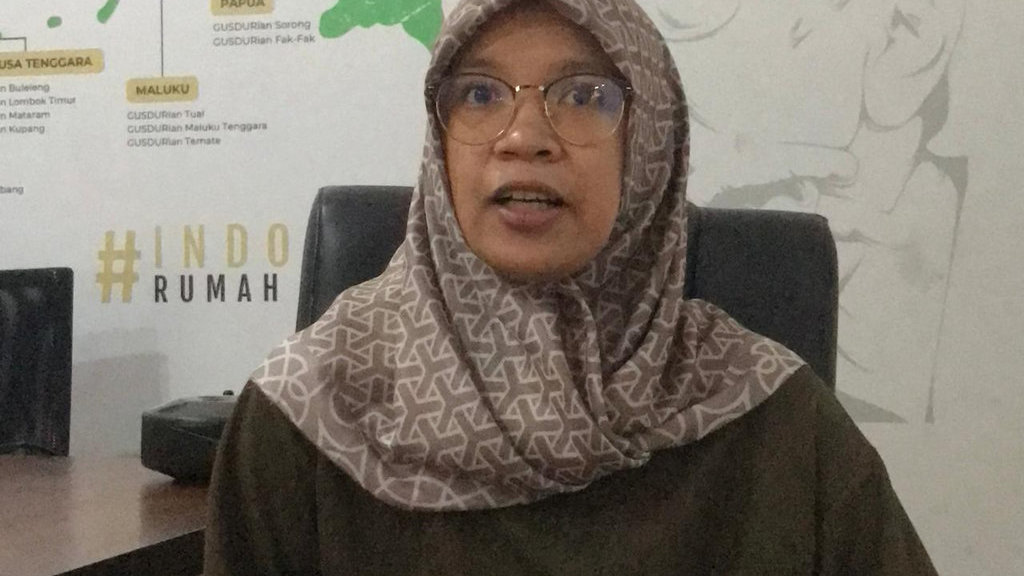 Presidium Gusdurian Jogja, Wiji Nurasih. tirto.id/ Abdul Haris Presidium Gusdurian Jogja, Wiji Nurasih