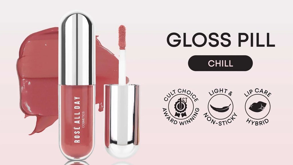 Rose All Day Lip Gloss Pill