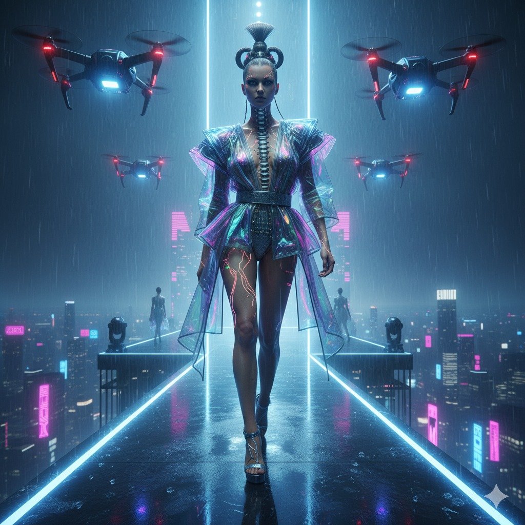 Prompt AI Cyberpunk. foto/gemini ai Prompt AI Cyberpunk