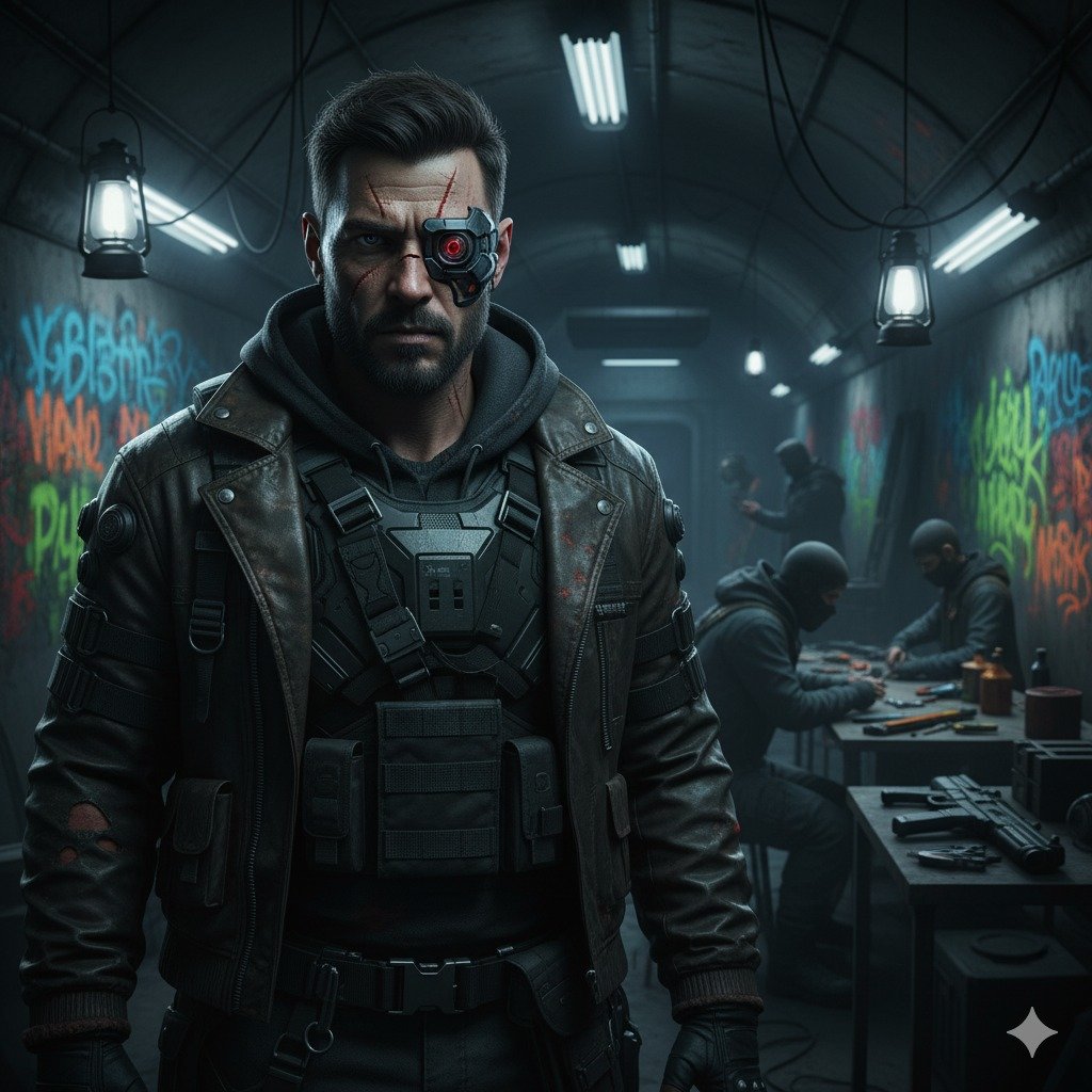 Prompt AI Cyberpunk. foto/gemini ai Prompt AI Cyberpunk