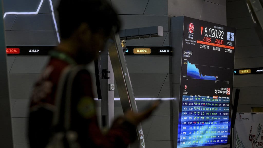 IHSG ditutup melemah