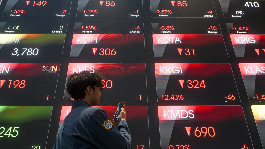IHSG ditutup melemah