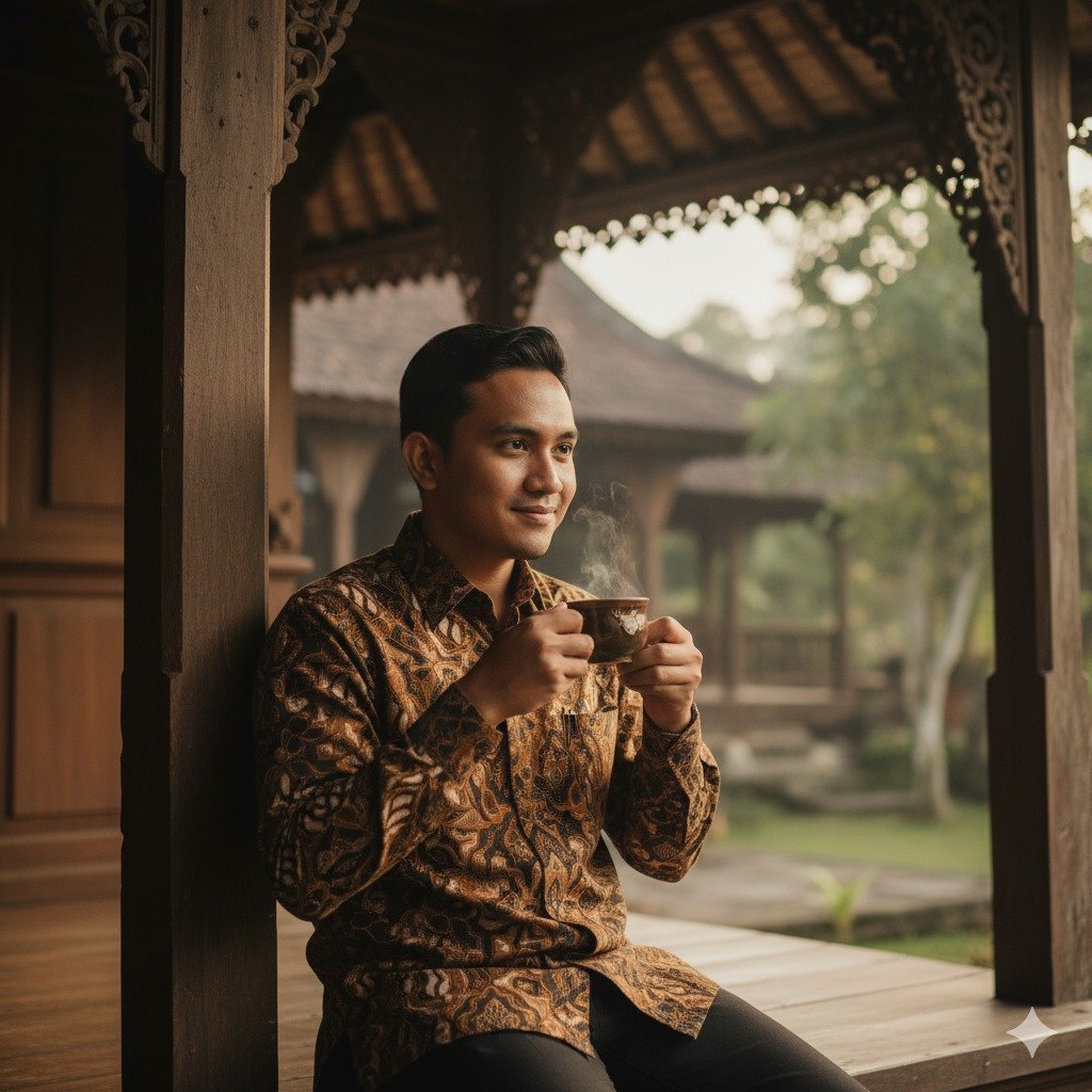 Prompt AI Foto Cowok Jawa. foto/gemin ai Prompt AI Foto Cowok Jawa