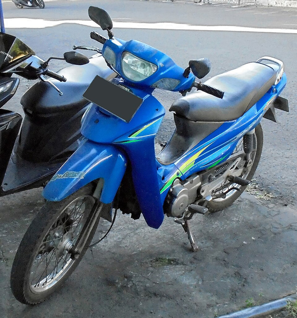 Suzuki Shogun 110R. wikimedia/オーバードライブ83 Suzuki Shogun 110R