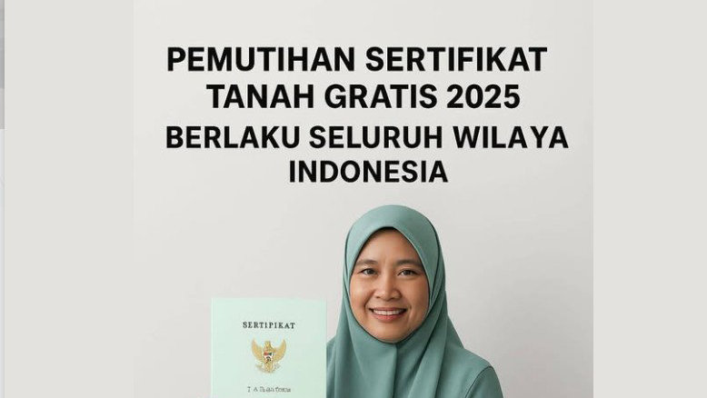 Periksa Fakta tautan pendaftaran pemutihan sertifikat tanah gratis. foto/hotline periksa fakta tirto Periksa Fakta tautan pendaftaran pemutihan sertifikat tanah gratis