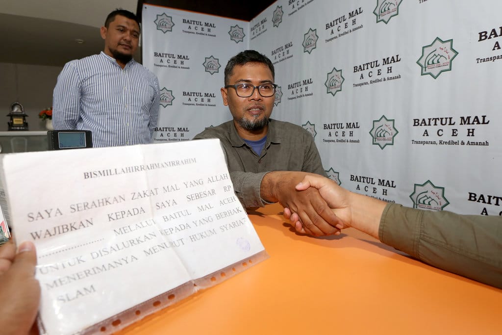 Realisasi zakat di Provinsi Aceh