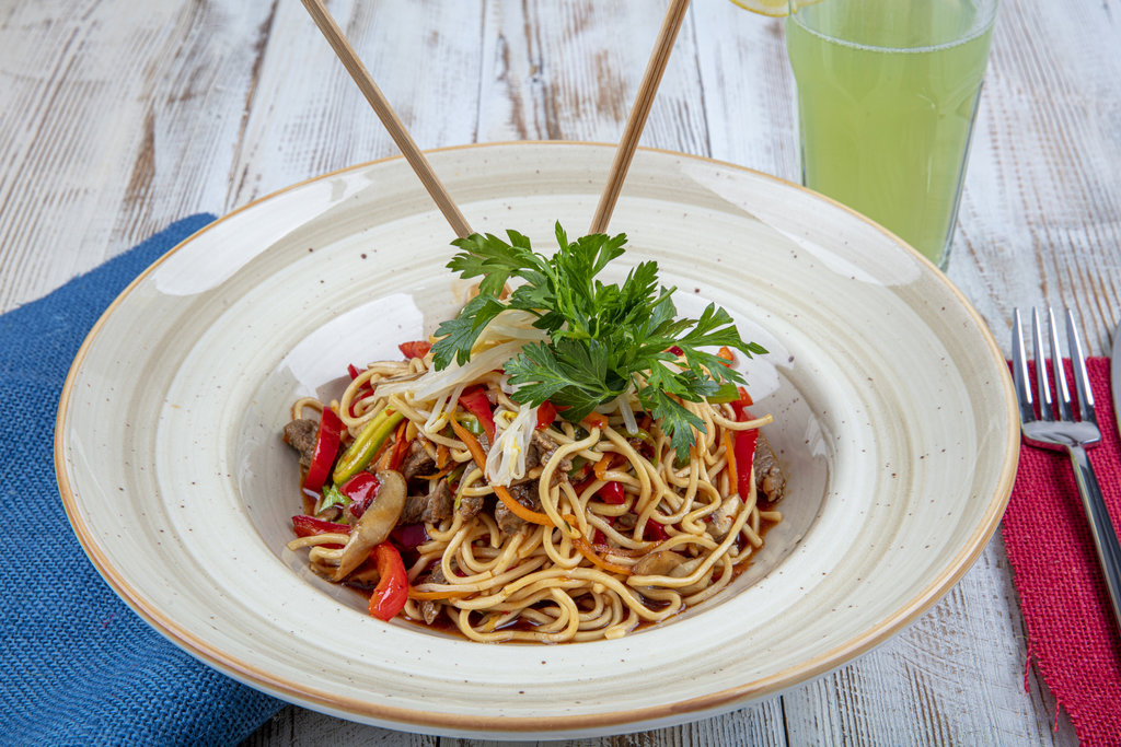 Mie SIngapura Vegan
