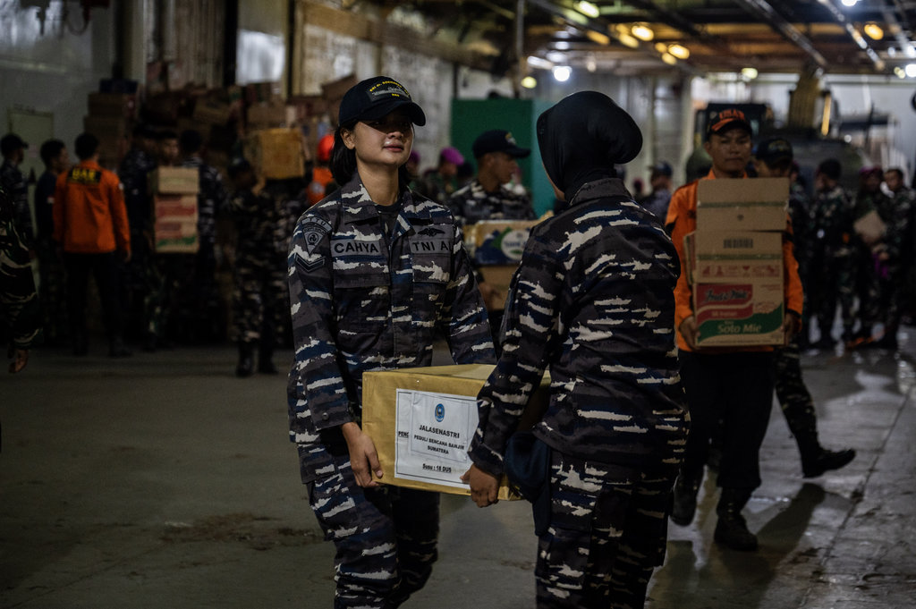 Apel kesiapan satgas penaggulangan bencana TNI AL